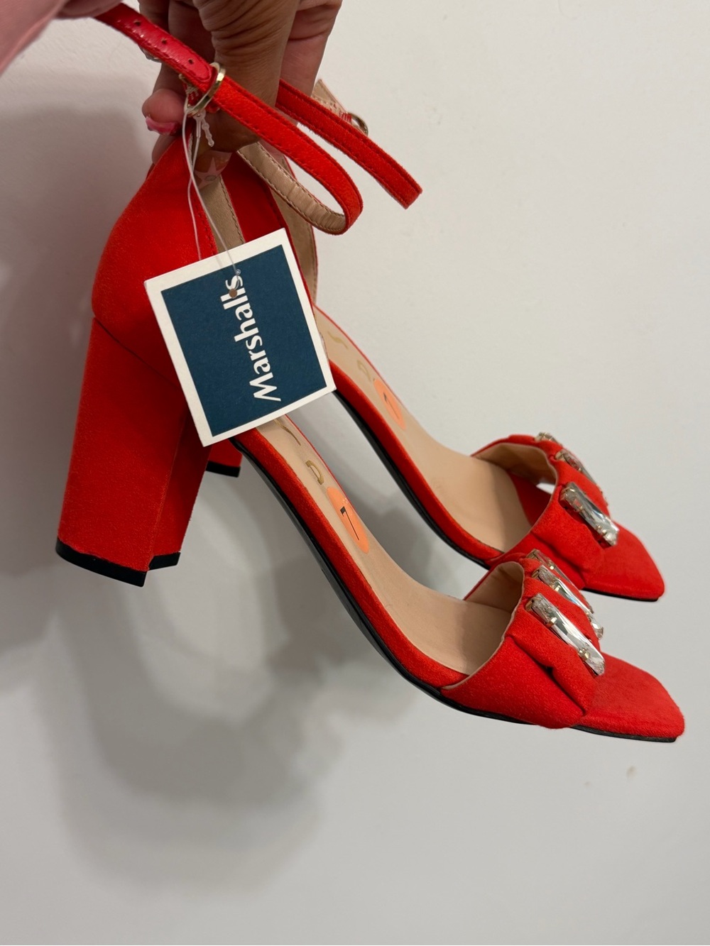 Marshalls Red heels size 7 new